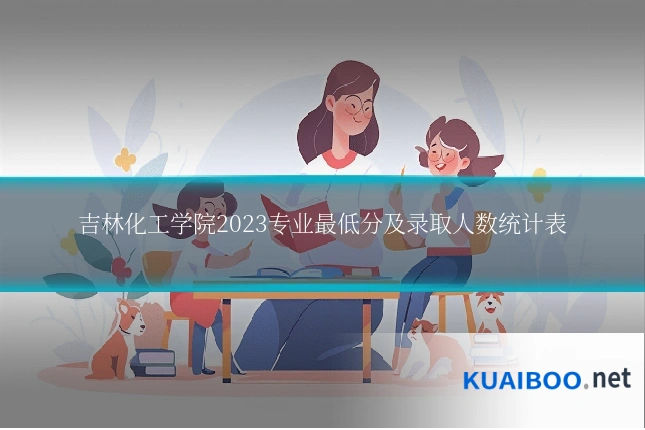 吉林化工学院2023专业最低分及录取人数统计表