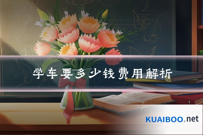 学车要多少钱费用解析