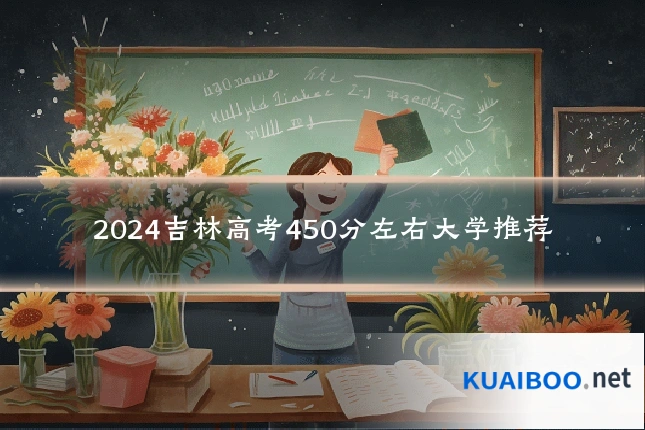 2024吉林高考450分左右大学推荐
