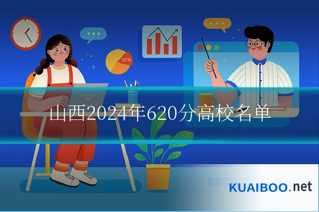 山西2024年620分高校名单