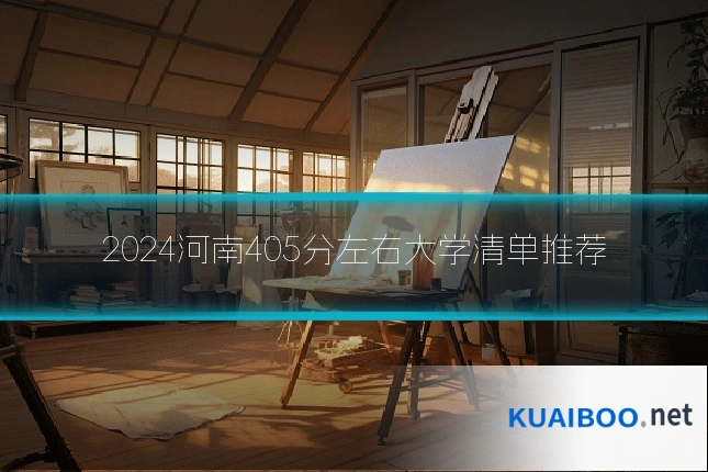 2024河南405分左右大学清单推荐