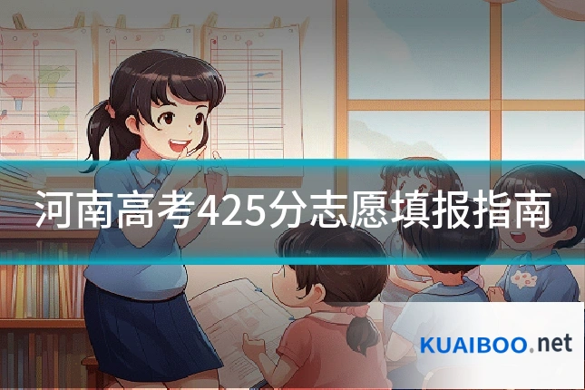 河南高考425分志愿填报指南