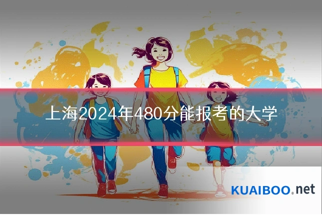 上海2024年480分能报考的大学