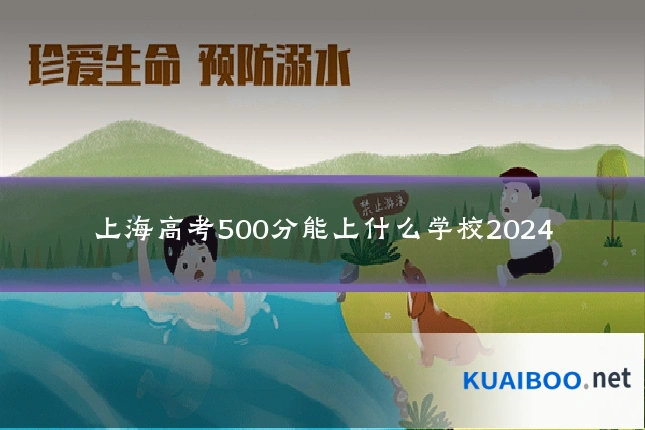 上海高考500分能上什么学校2024