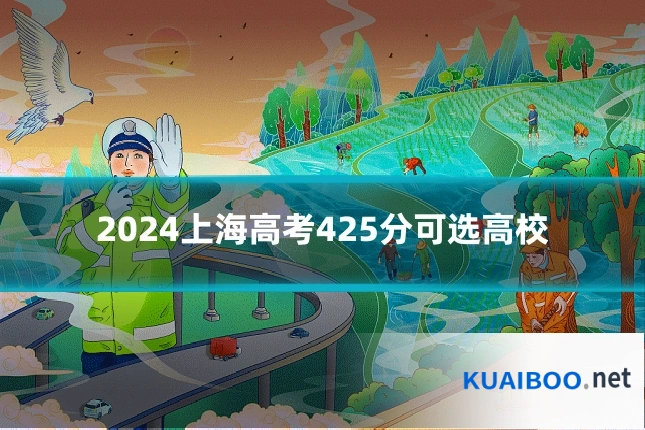2024上海高考425分可选高校