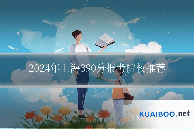2024年上海390分报考院校推荐