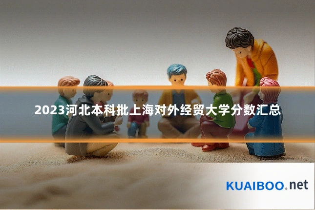 2023河北本科批上海对外经贸大学分数汇总