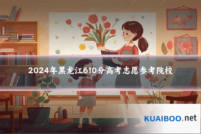 2024年黑龙江610分高考志愿参考院校
