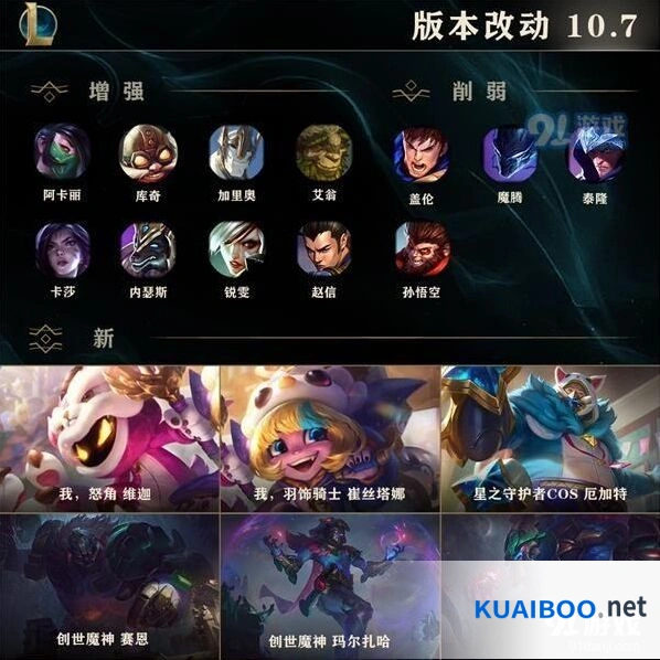 英雄联盟10.7版本详细攻略 4月2日更新