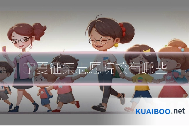宁夏征集志愿院校有哪些