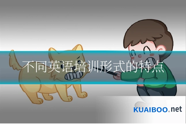 不同英语培训形式的特点