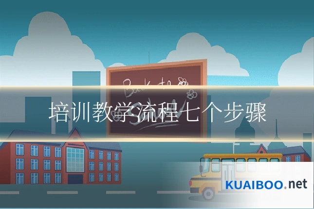 培训教学流程七个步骤