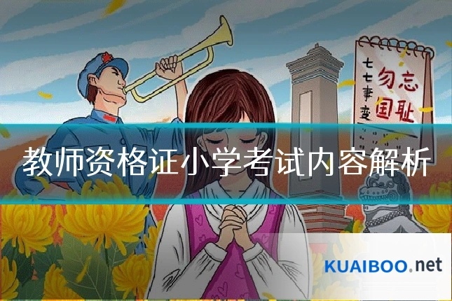 教师资格证小学考试内容解析