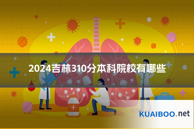 2024吉林310分本科院校有哪些