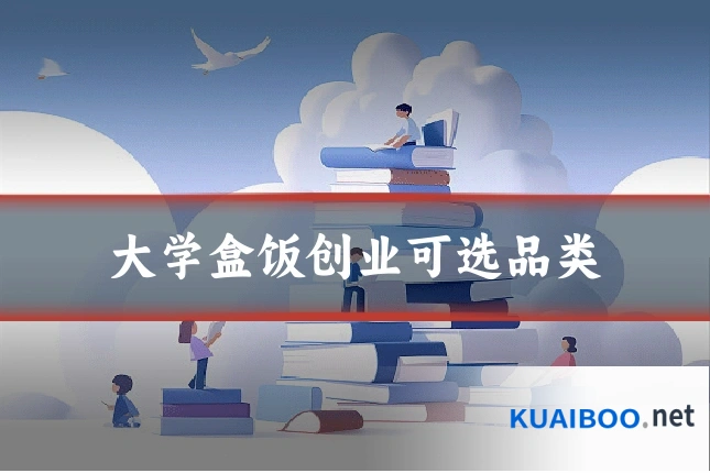 大学盒饭创业可选品类