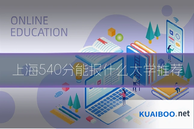 上海540分能报什么大学推荐