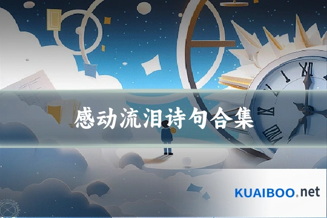 感动流泪诗句合集