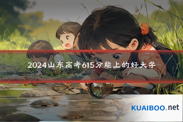 2024山东高考615分能上的好大学