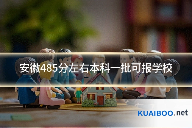 安徽485分左右本科一批可报学校