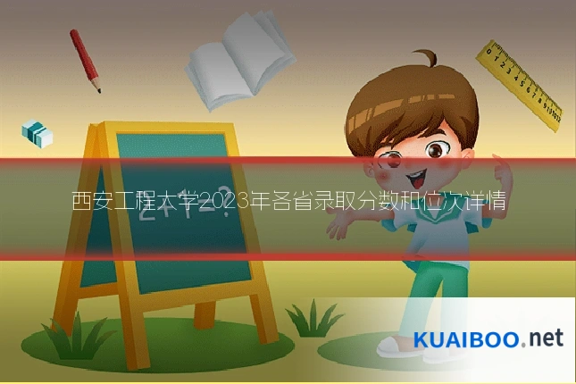 西安工程大学2023年各省录取分数和位次详情