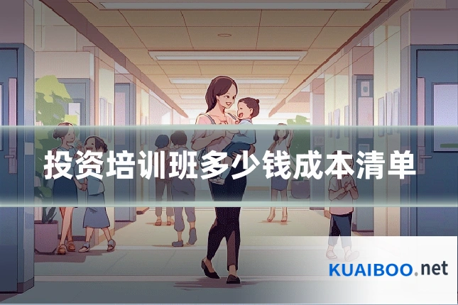 投资培训班多少钱成本清单