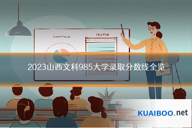 2023山西文科985大学录取分数线全览