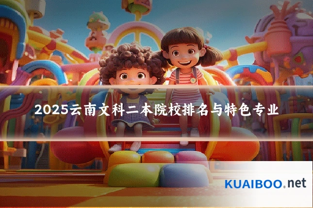 2025云南文科二本院校排名与特色专业