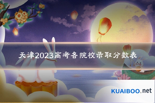 天津2023高考各院校录取分数表