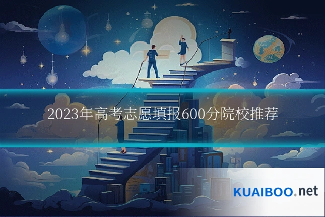 2023年高考志愿填报600分院校推荐