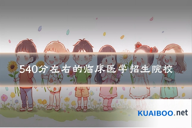 540分左右的临床医学招生院校