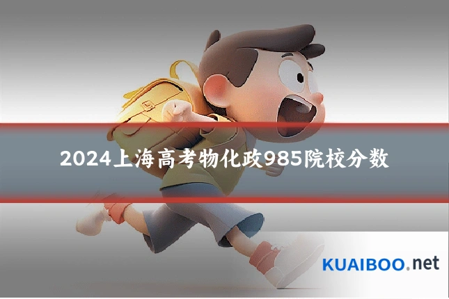2024上海高考物化政985院校分数