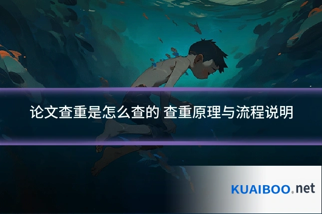 论文查重是怎么查的 查重原理与流程说明
