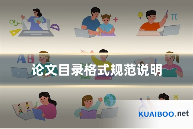 论文目录格式规范说明