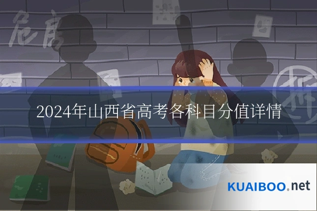2024年山西省高考各科目分值详情