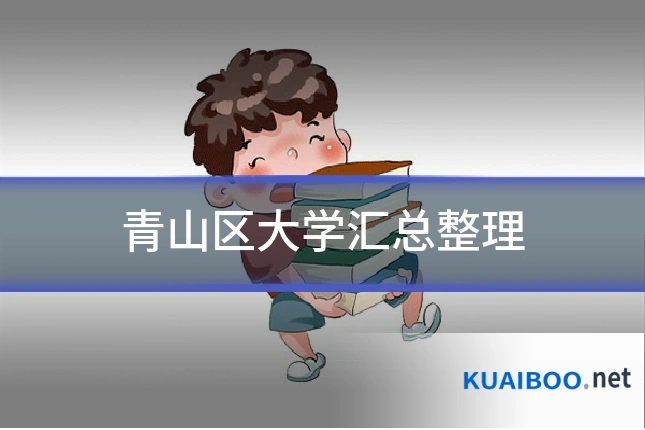 青山区大学汇总整理