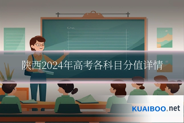 陕西2024年高考各科目分值详情