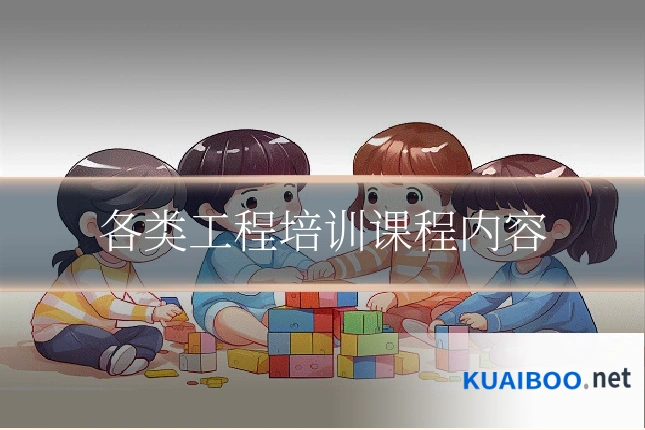 各类工程培训课程内容