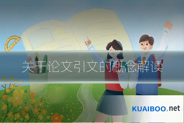 关于论文引文的概念解读