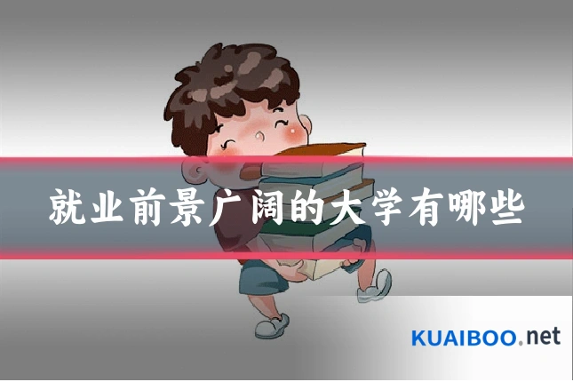 就业前景广阔的大学有哪些