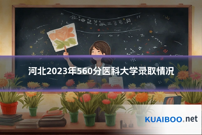 河北2023年560分医科大学录取情况