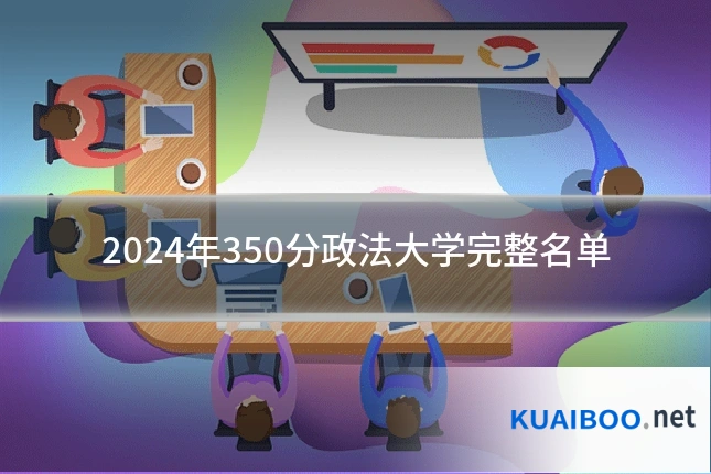 2024年350分政法大学完整名单
