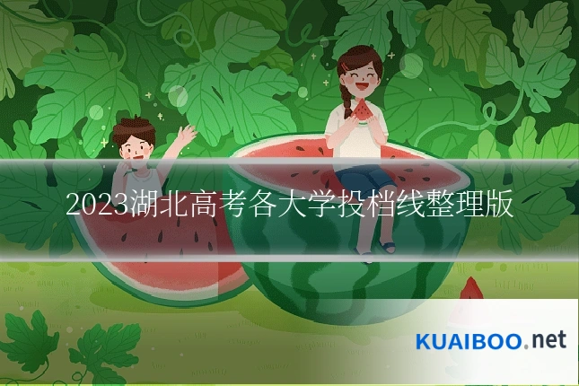 2023湖北高考各大学投档线整理版