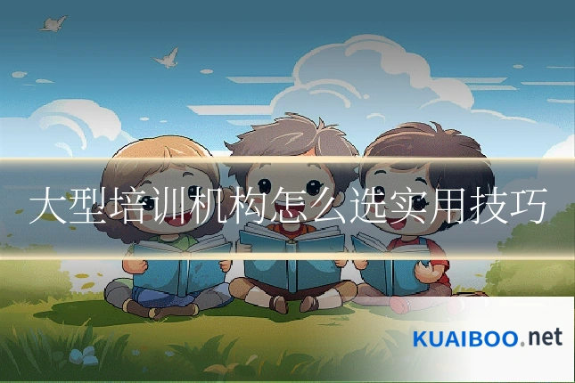 大型培训机构怎么选实用技巧