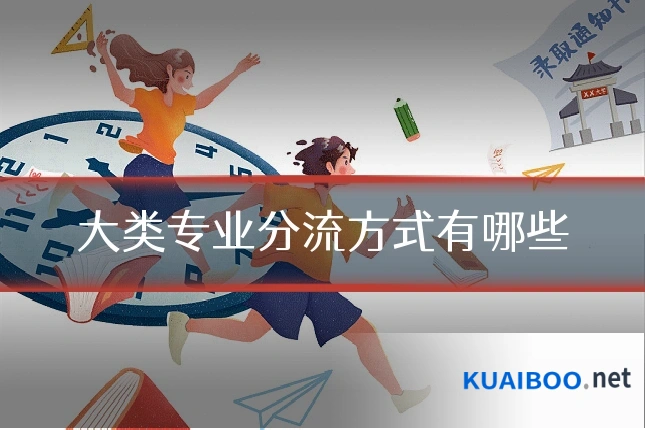 大类专业分流方式有哪些