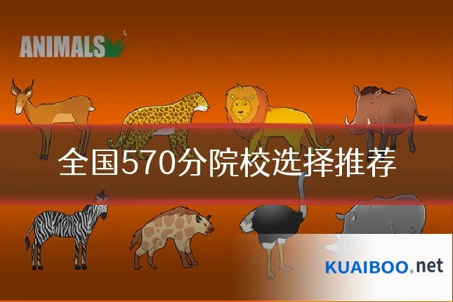 全国570分院校选择推荐