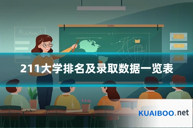 211大学排名及录取数据一览表