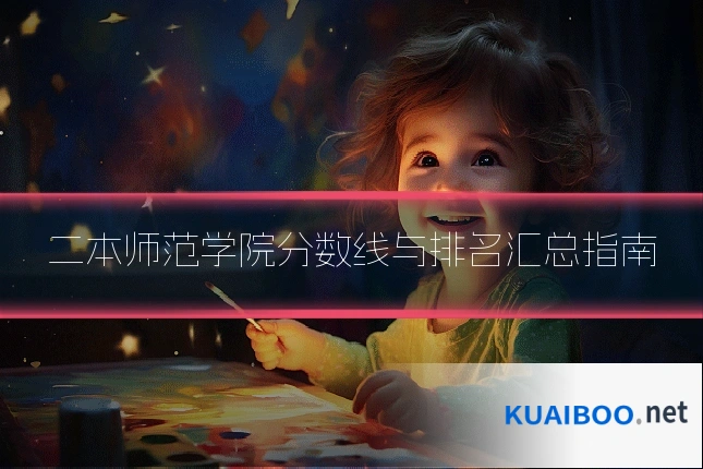 二本师范学院分数线与排名汇总指南