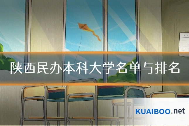 陕西民办本科大学名单与排名