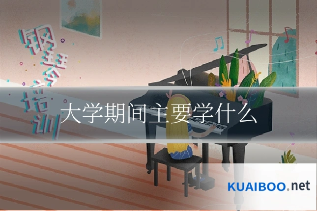 大学期间主要学什么