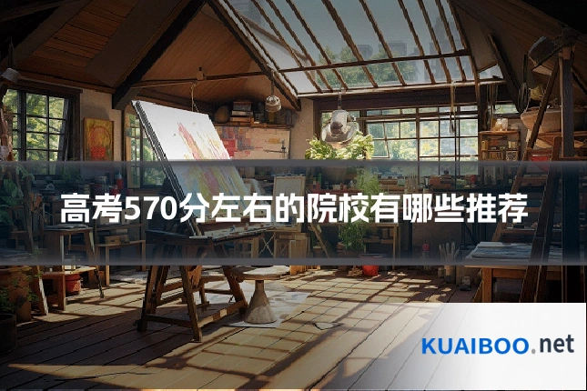 高考570分左右的院校有哪些推荐